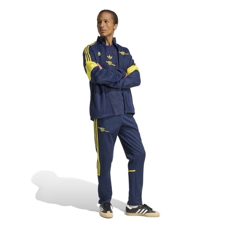 Arsenal Track Top Lifestyler - Night Indigo/Yellow - Men's-SoccerKits Hub | Buy Soccer Jerseys Online
